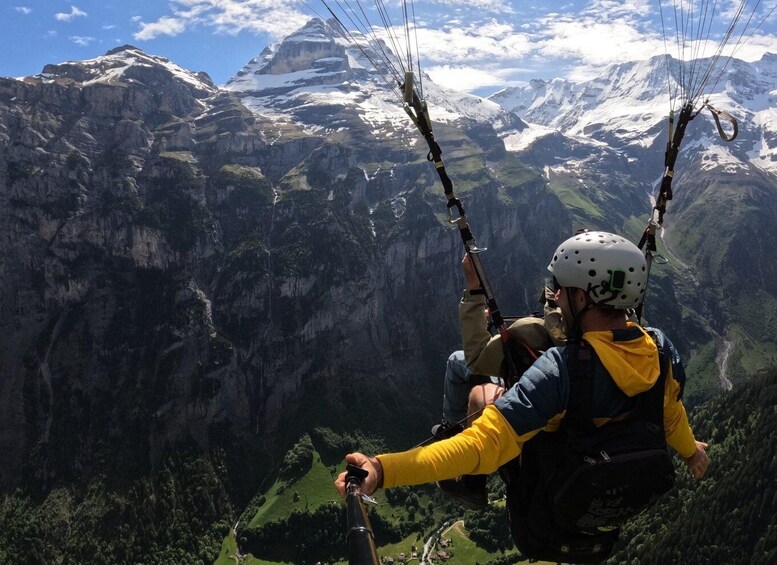 Picture 3 for Activity Mürren: Paragliding over Lauterbrunnen Cliffs and Waterfalls