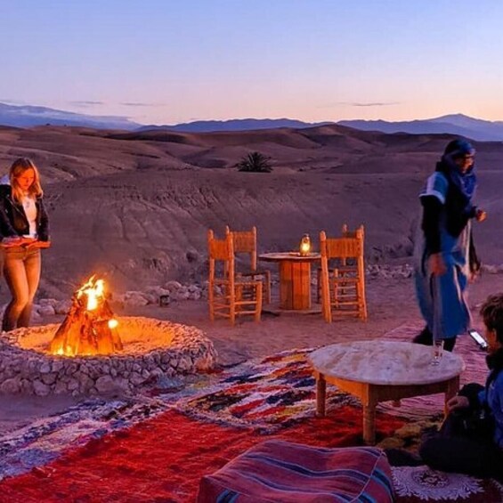 Picture 26 for Activity From Marrakech: Agafay Desert Sunset Dinner & Camel Ride