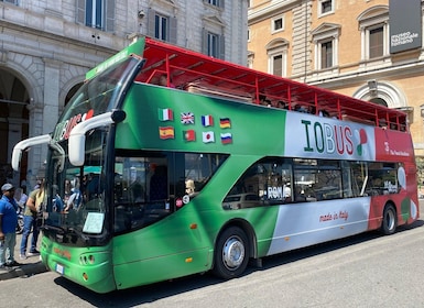 Roma: Combo IoBus&RomeBoat Hop-On Hop-Off in autobus e in barca