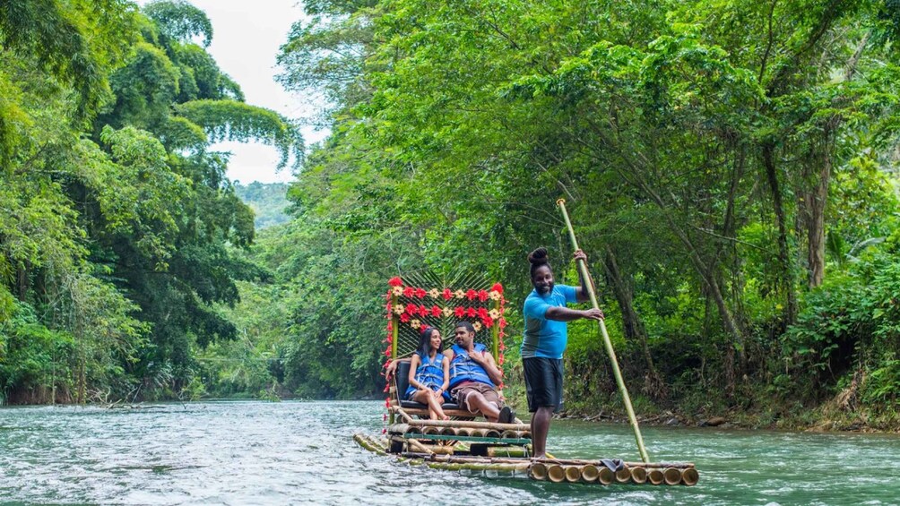 Picture 5 for Activity From Montego Bay and Negril: Reggae Rafting at Lethe