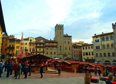Arezzo: begeleide wandeling met Piazza Grande