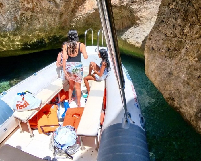 Picture 9 for Activity Private Boat Grama Bay & Ionian Caves Explorations