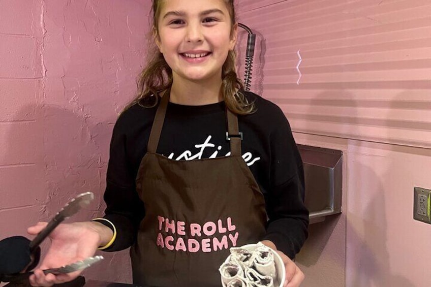 Experience Handcrafting Rolled Ice Cream