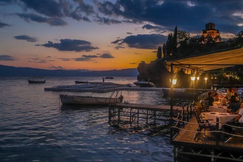 Ohrid Lake at Night