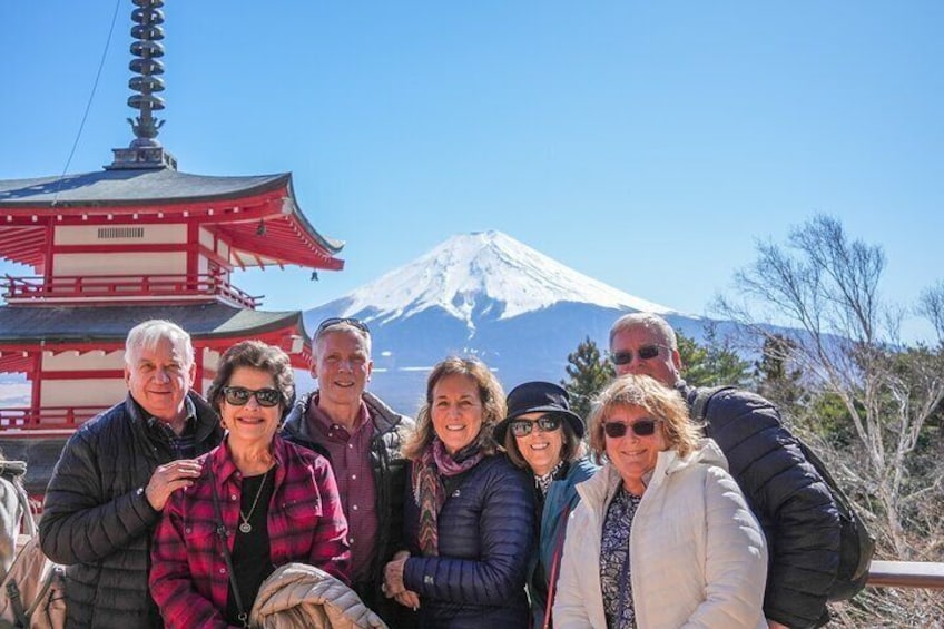 Chureito pagoda with Mt. Fuji