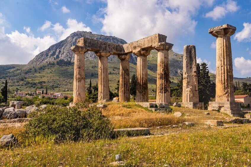 Temple of Apollo in Ancient Corinth