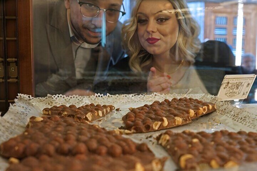 Gianduja is made with nuts and it is the Turin born chocolate style