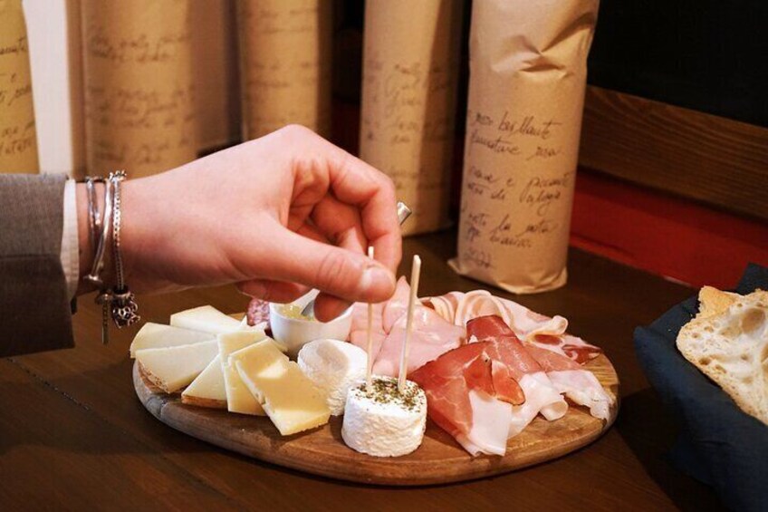 cheese and ham tastings