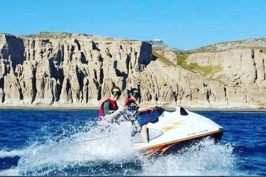 Santorini: Private South Coast Discovery on a Jet Ski