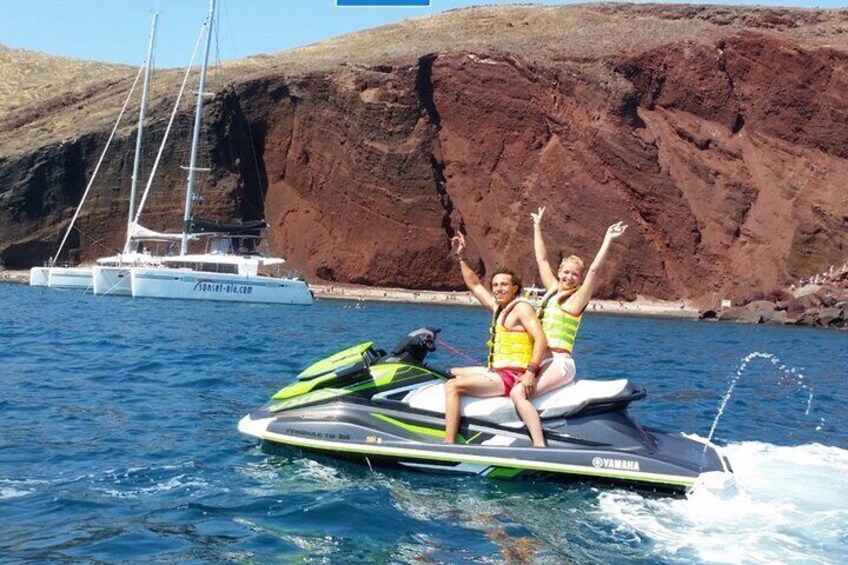 Santorini: Private South Coast Discovery on a Jet Ski