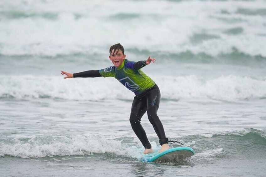 Surf Lesson in Widemouth Bay in Bude Cornwall