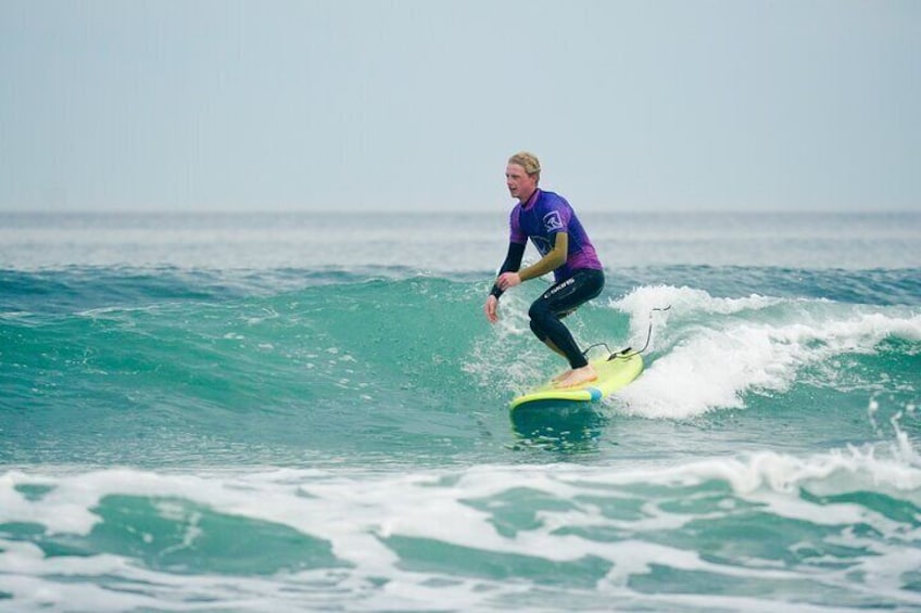 Surf Lesson in Widemouth Bay in Bude Cornwall