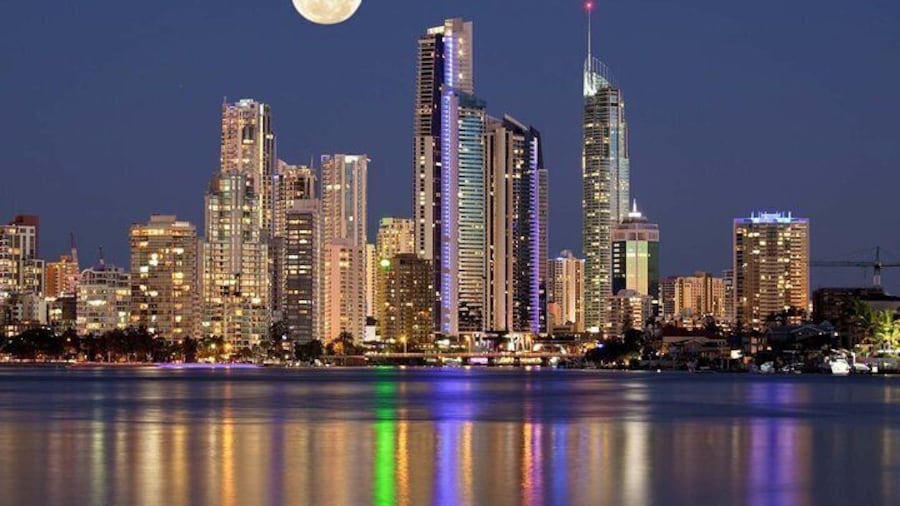 Surfers Paradise city lights