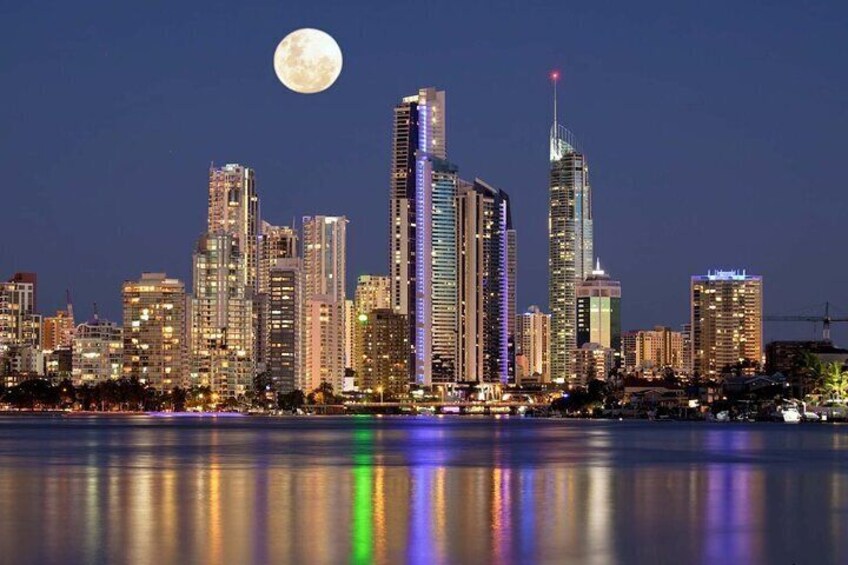 Surfers Paradise city lights