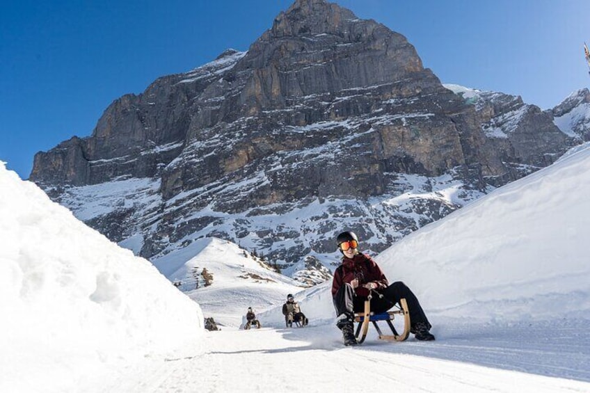 Sledding with Cheese Fondue