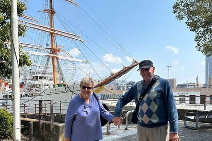 Yokohama Private Family Tour with Manhole and Vehicles