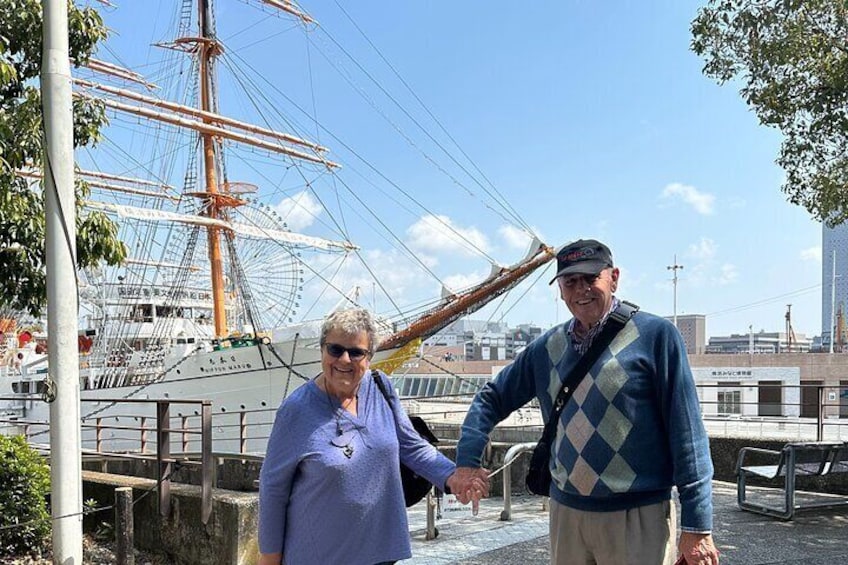 Yokohama Private Family Tour with Manhole and Vehicles