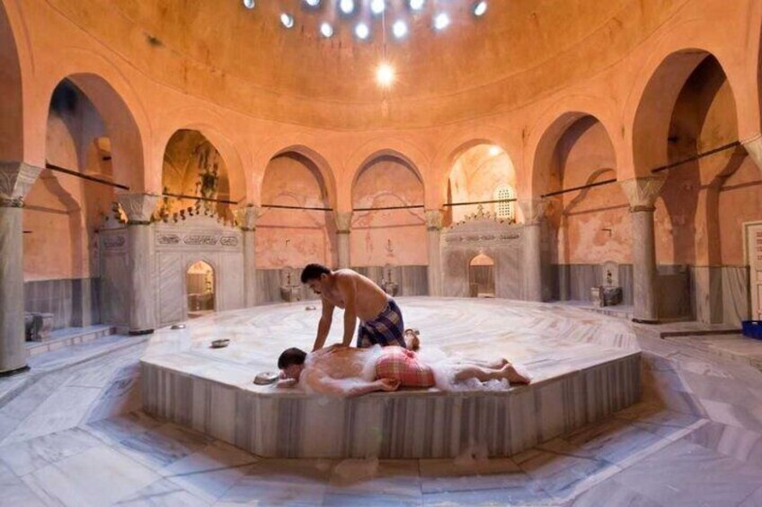 Traditional Turkish Bath-Hamam Experince in Istanbul with Pick up