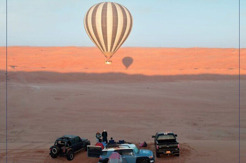 Hot Air Balloon Tour at Wahiba Sands