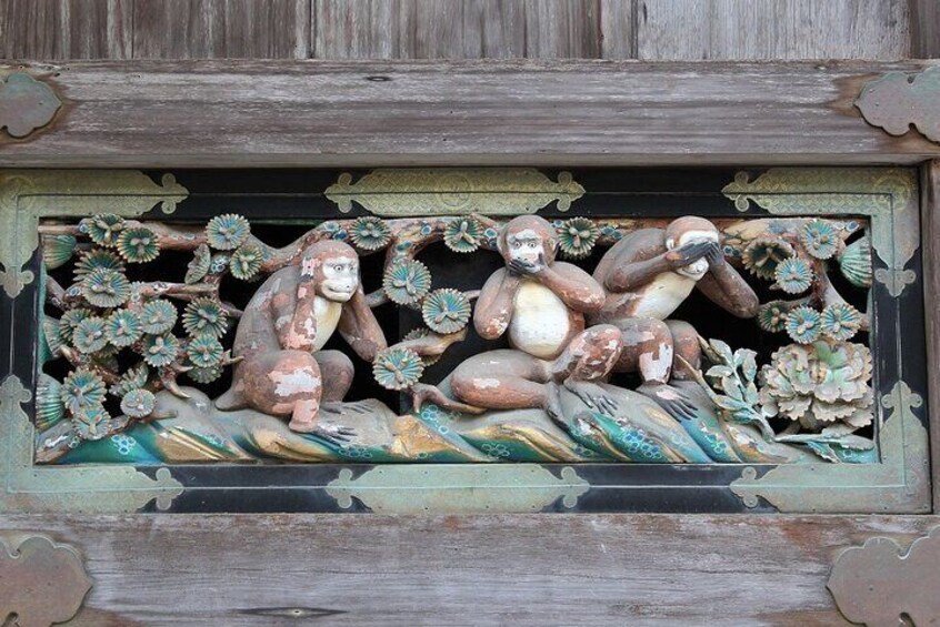 Three Wise Monkeys of Toshogu Shrine
