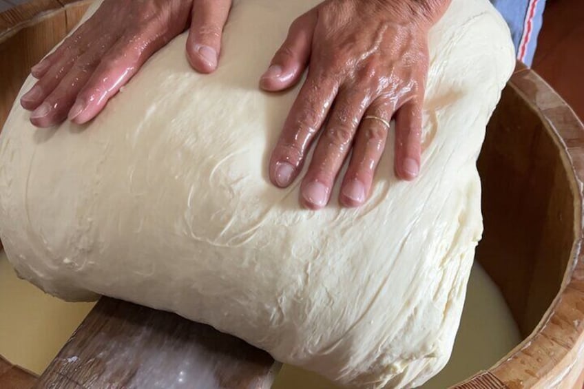 Cheese production Near Taormina