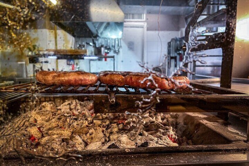 Typical sausage from Etna 