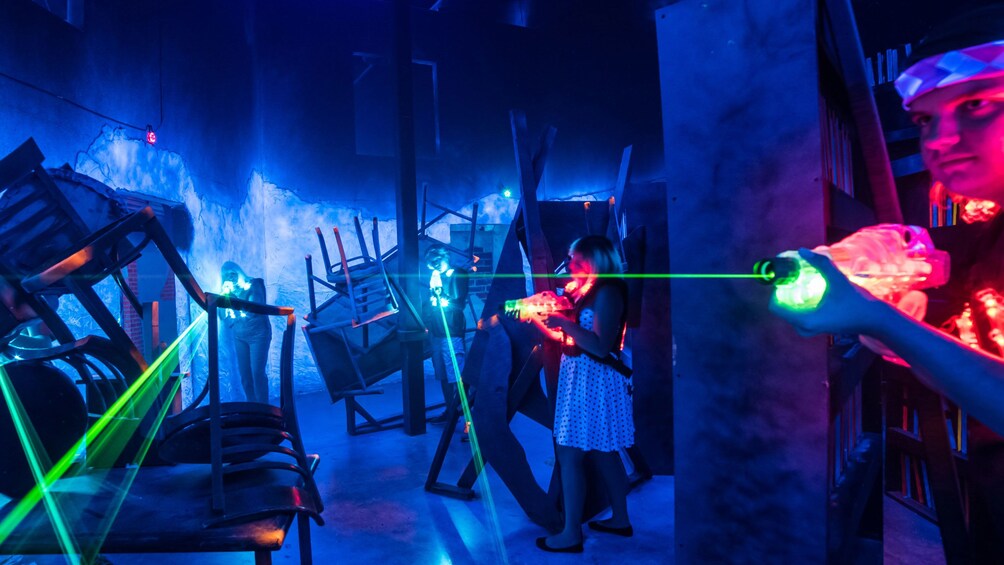 laser tag game target