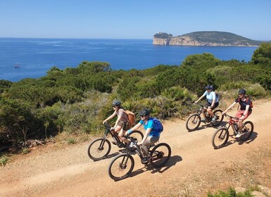 Alghero : E-bike excursion à l'intérieur du Parc Naturel de Porto Conte