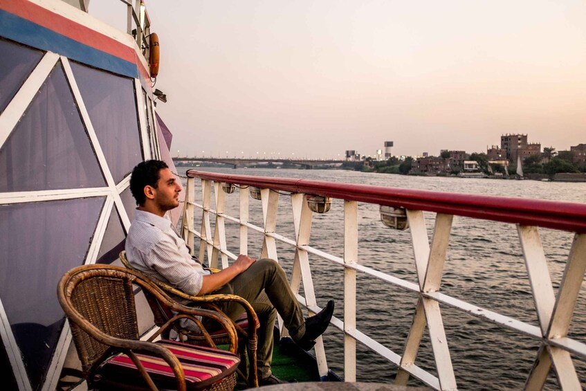 Picture 2 for Activity Cairo: Nile Sunset, Dinner Cruise, Show and Private Transfer