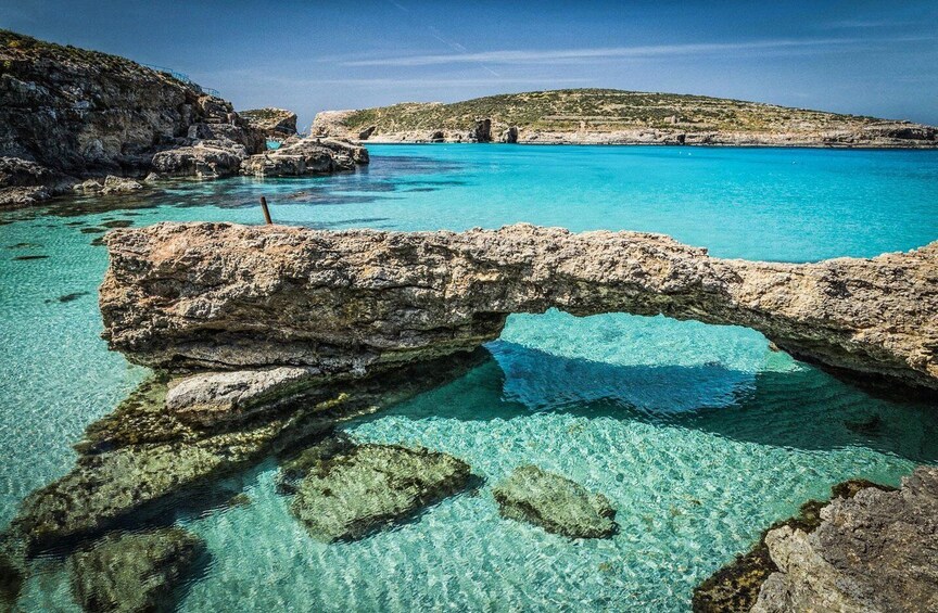 Picture 12 for Activity From Gozo:Around Comino, Blue Lagoon, Crystal Lagoon & Caves