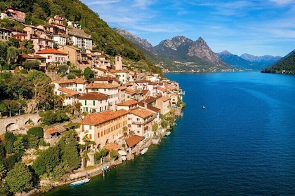 Basel Private Tour Journey to Lugano Old Town and Lake Cruise