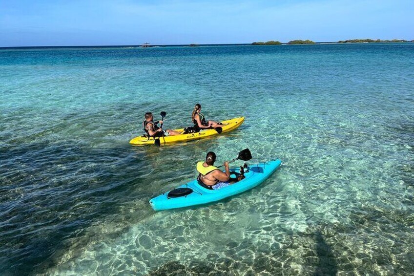 Adventure Kayak & Snorkeling at Reef Island Aruba