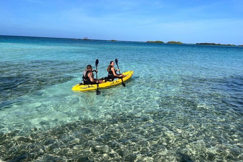 Adventure Kayak & Snorkeling at Reef Island Aruba