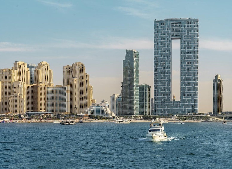 Picture 11 for Activity Dubai: Luxury Sunset Yacht Tour with Snacks and Drinks