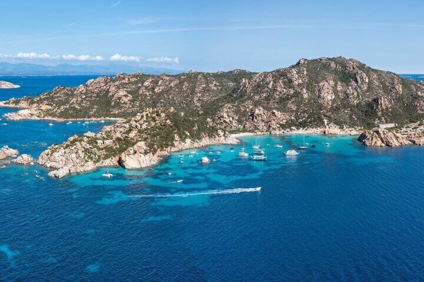 Catamaran tour of the islands of the Maddalena Archipelago