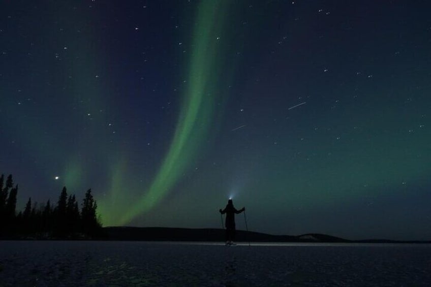 Northern Lights with Sleigh Ride in Jukkasjärvi