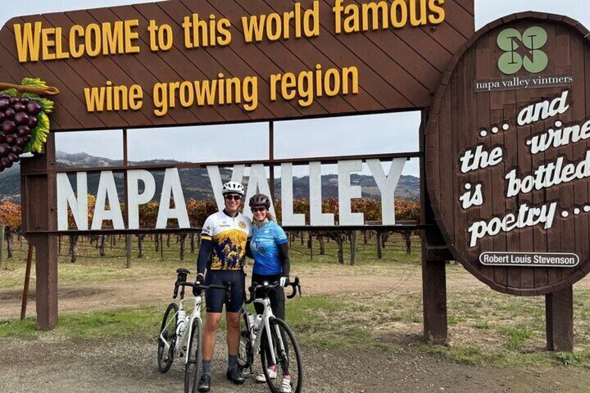 Welcome to Napa Valley!