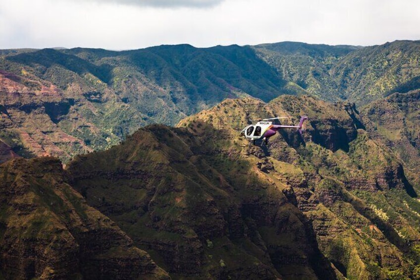 60-minute Guided Doors-Off Helicopter Tour in Kauai 
