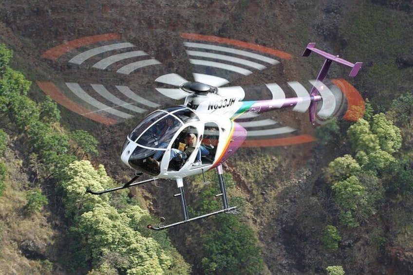 60-minute Guided Doors-Off Helicopter Tour in Kauai 