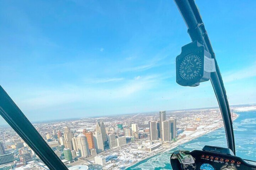 Private Downtown Detroit Helicopter Ride