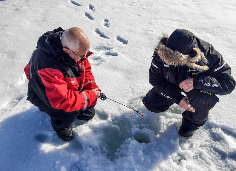 Picture 2 for Activity Levi: Ice Fishing by Snowmobile