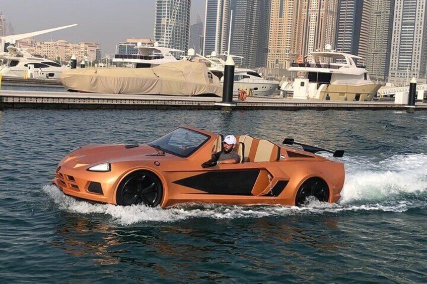 Dubai Jet Car and Self Drive Tour with Private Transfer