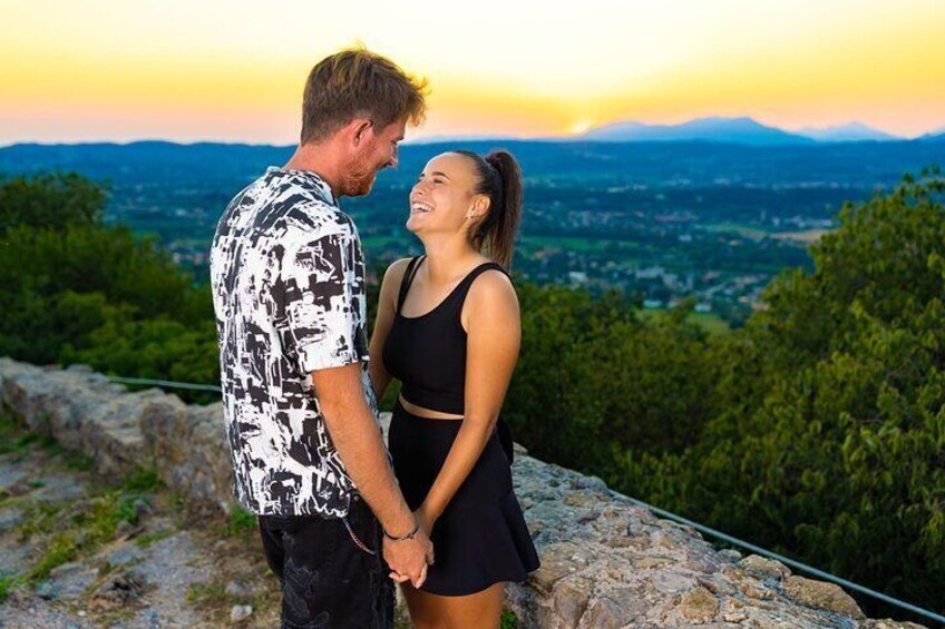 Sunset, Rocca di Manerba del Garda - Couple photo 2