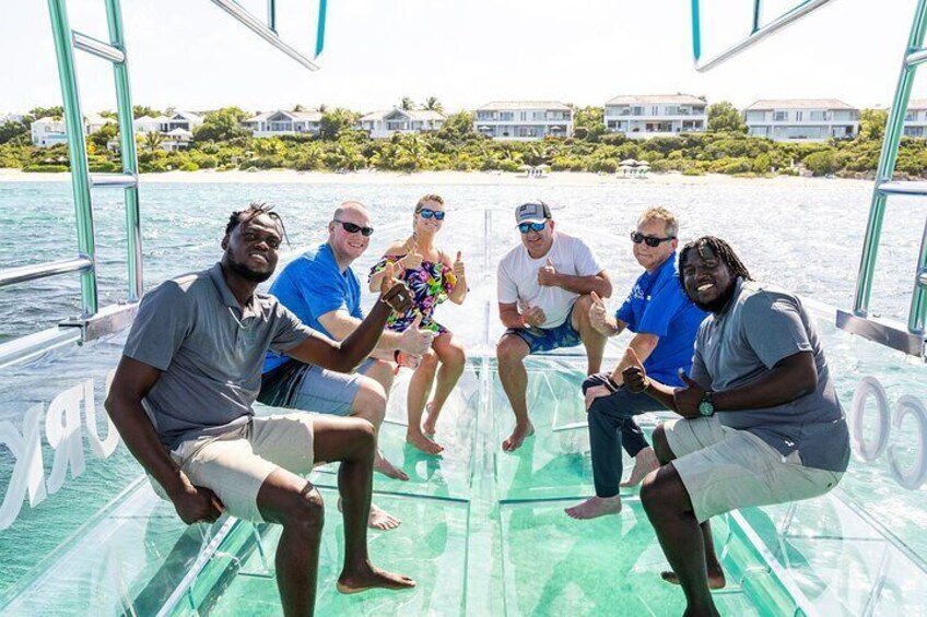 75 Minutes Clear Boat Tour in Caicos Island