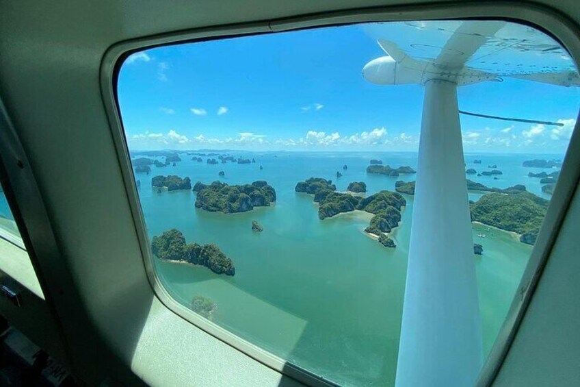 Halong Bay Day Tour with Scenic Sky Seaplane & Premium Cruise