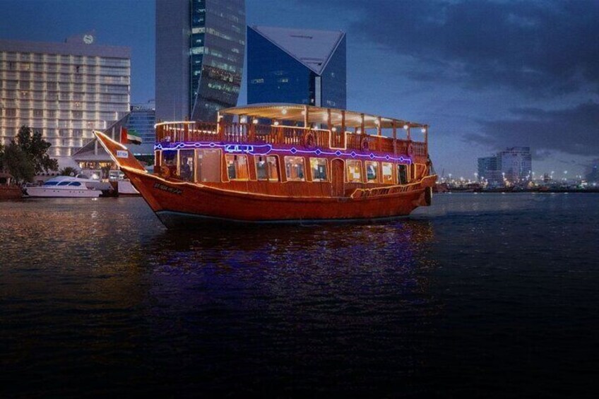 Dinner Dhow Cruise at Creek with Transfer