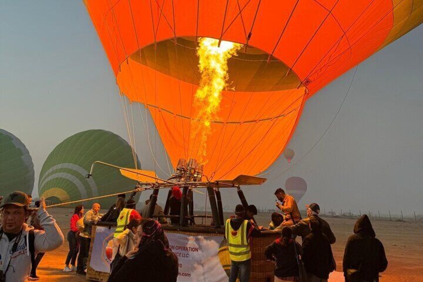 Dubai Desert Hot Air Balloon Adventure