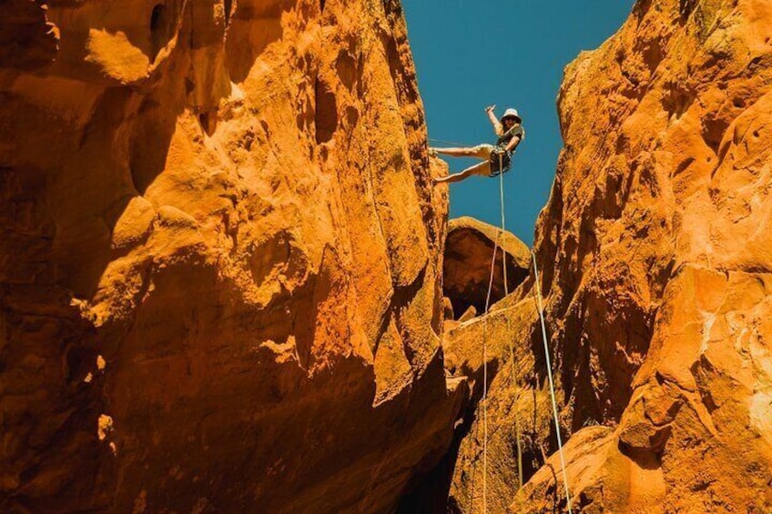 UTV Ride Climb and Rappel "Window to the Dunes" Experience 