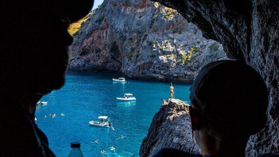 Island Tour with Train Tram Boat and Bus from Cala Millor