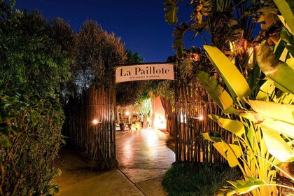 Marrakech: cena de 3 platos en el restaurante La Paillote